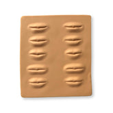 Beauty Built - Lips Practice Skin Lip Mouth 3D Tattoo Training Sheet Tools - Permanent Makeup (PMU) Beauty Built